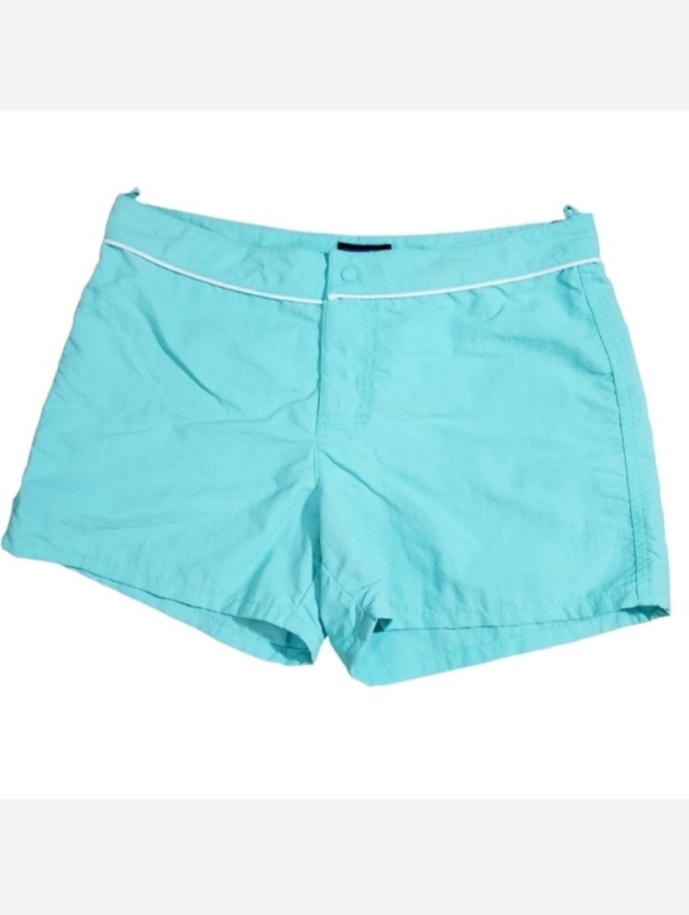 Patagonia turquoise Button up Boardie shorts 4